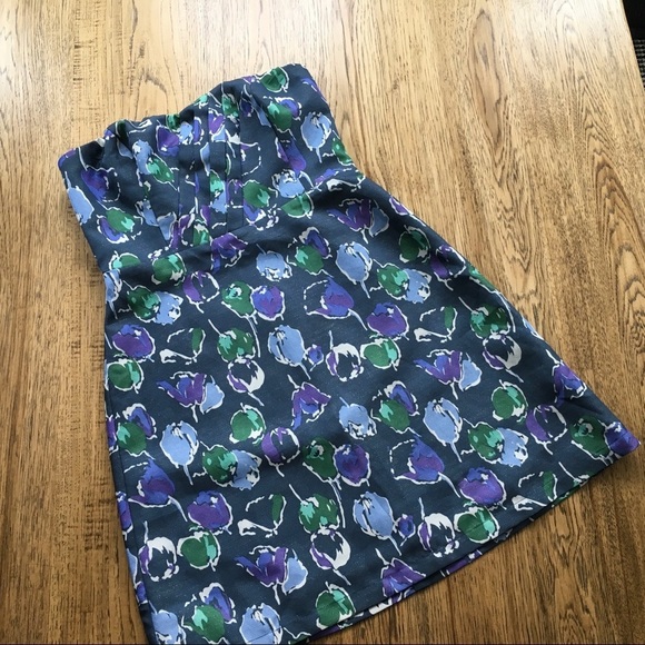 American Eagle Outfitters Strapless Floral Dress Size 0 - Picture 3 of 6